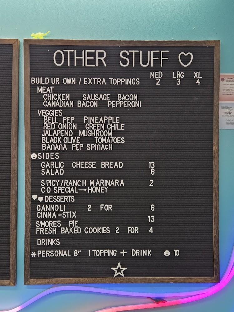 Black Hawk Pizza Menu image 2